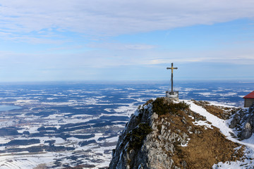 Schneelandschaft in den Alpen