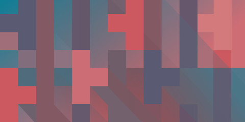 Abstract pink and purple tiles vector background for parallax effect scrolling landing page