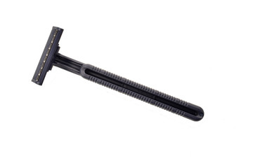man's razor on a white background. Close-up.