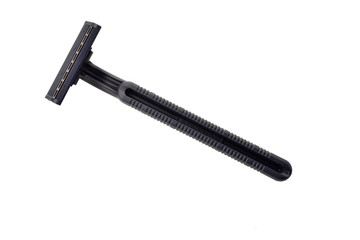 shaving razor semi blade isolated on a white background