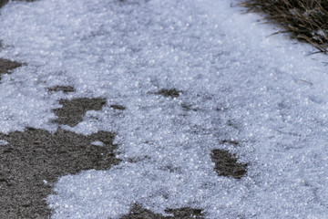 Snow on Sidewalk