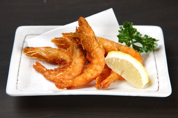 pan fried prawn 