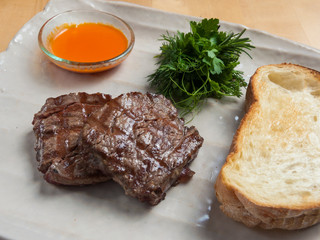 filet Mignon Hereford with anticuchos sauce