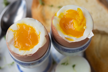soft-boiled eggs macro