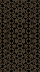 Ornate geometric pattern and abstract colored background