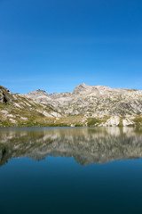 Beautiful alpine lake