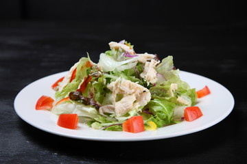 steamed chicken salad