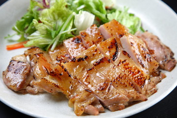 roasted chicken with vegetable