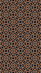 Ornate geometric pattern and abstract colored background