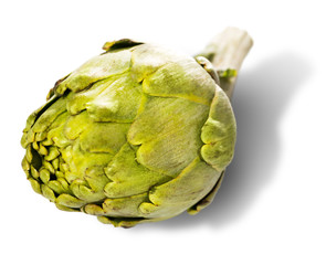 Obraz premium Artichoke isolated on white background