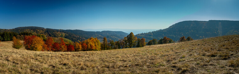 Fototapeta premium Landscape in the afternoon sunshine