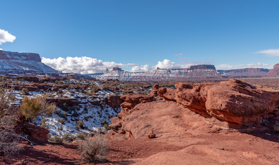 Winter in Castle Valley, Utah