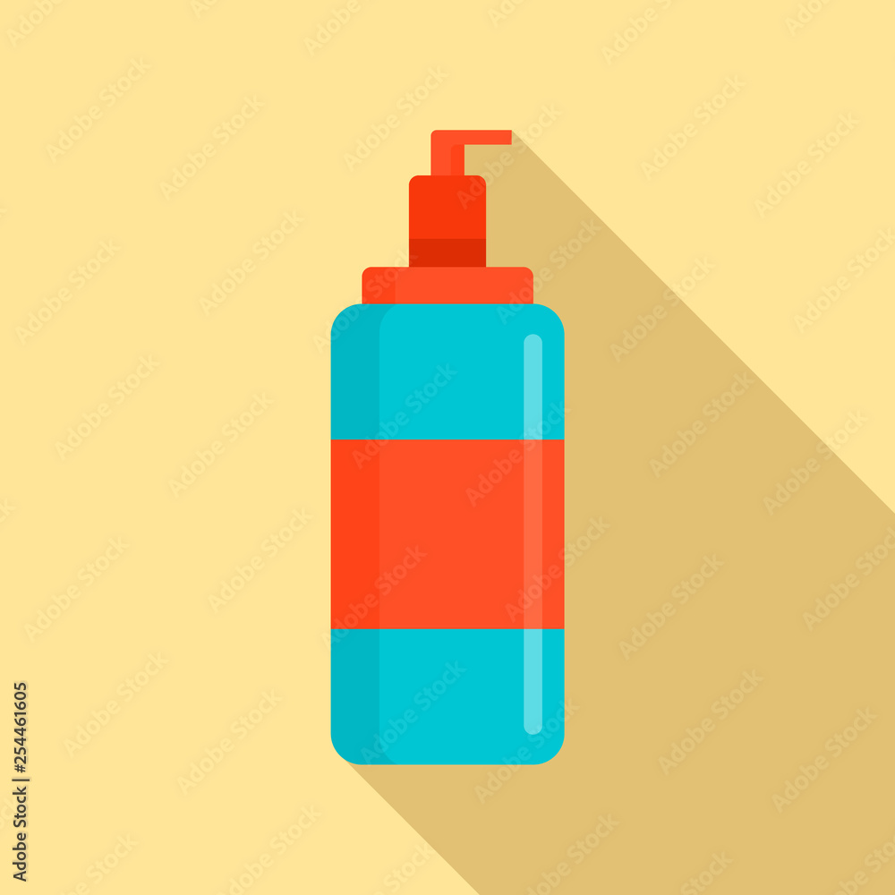 Wall mural wash dispenser gel icon. flat illustration of wash dispenser gel vector icon for web design