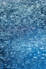 Icy glass natural pattern