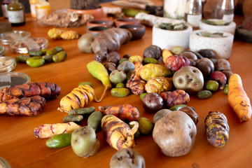 Exotic Peruvian food from Peru