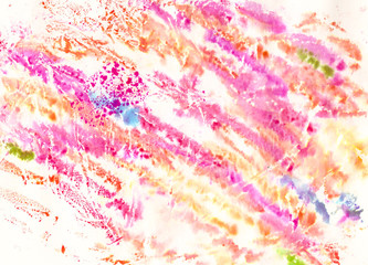 handmade watercolor colorful abstract background