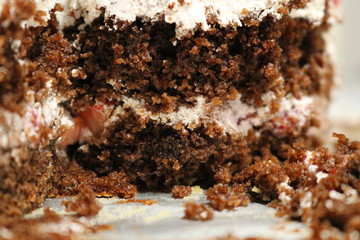  strawberry cake with chocolate