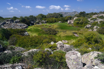 Fototapeta na wymiar Vista di Monte Narcao