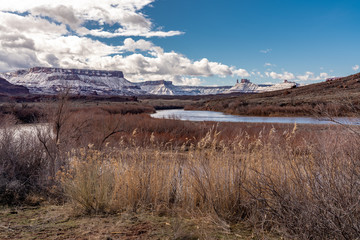 Winter in Castle Valley, Utah