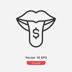 money lover icon vector