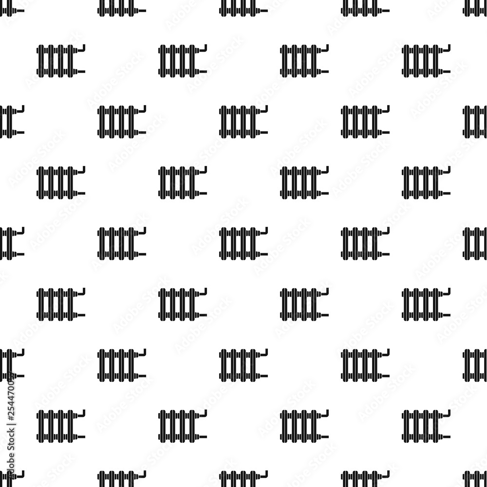 Poster old home radiator pattern seamless vector repeat geometric for any web design
