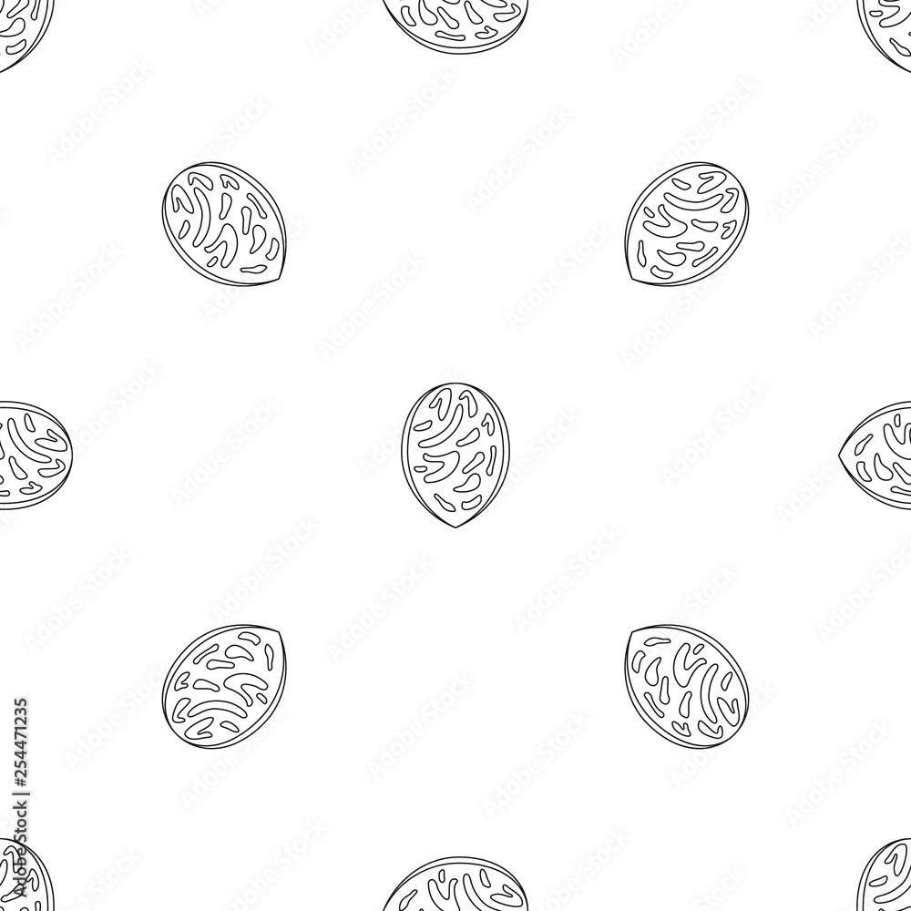 Poster peach seed pattern seamless vector repeat geometric for any web design