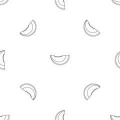 Fototapeta premium Slice peach pattern seamless vector repeat geometric for any web design
