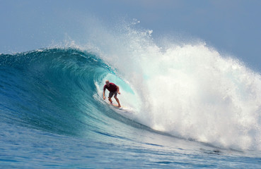 surfer in action