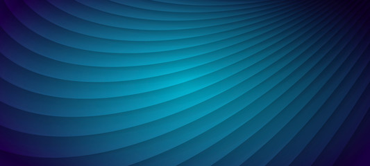 Minimal trendy geometric background. Round lines vector background - 3D design