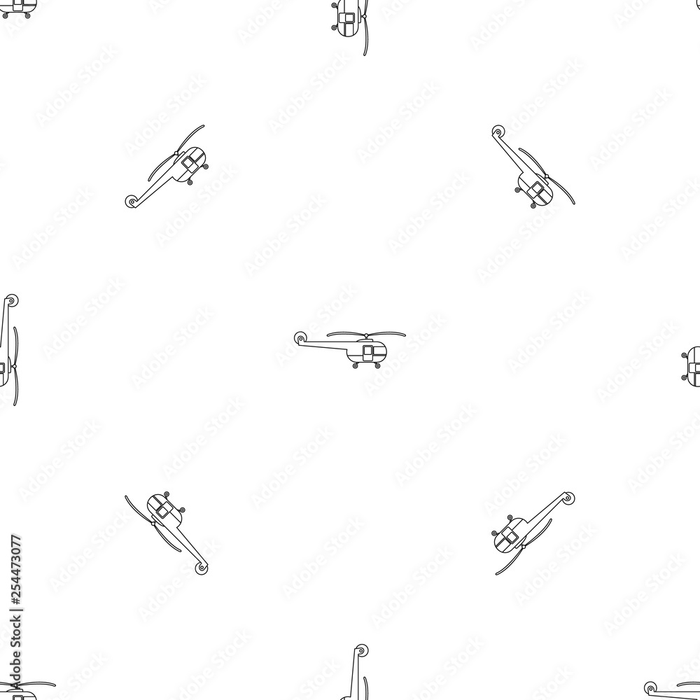 Poster transport helicopter pattern seamless vector repeat geometric for any web design