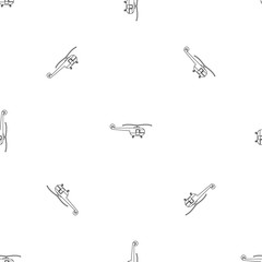 Transport helicopter pattern seamless vector repeat geometric for any web design