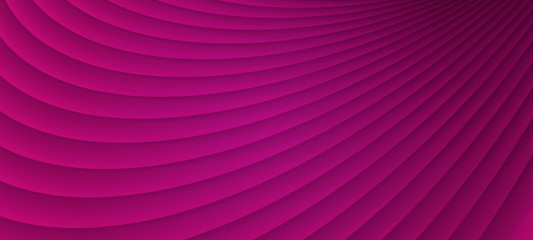Minimal trendy geometric background. Round lines vector background - 3D design