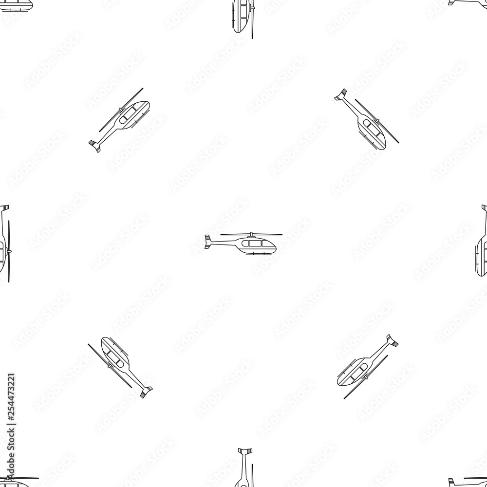 Poster utility helicopter pattern seamless vector repeat geometric for any web design