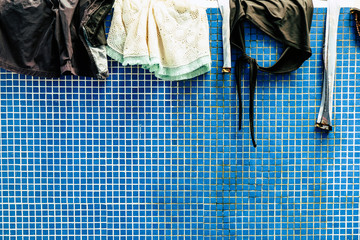 Clothes drying background