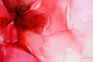 Part of original alcohol ink painting