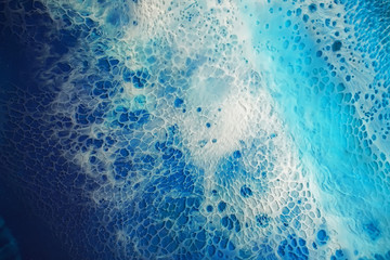 Part of original epoxy resin art