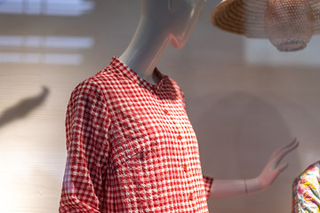 mannequin dressed in clothes