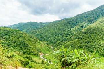 Mountain river. The Province Of Xieng Khouang. Laos.