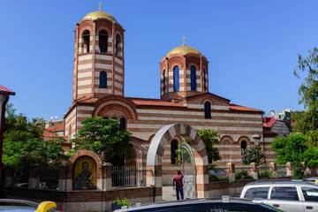 Fototapeta na wymiar St. Nicholas Orthodox Church in Batumi