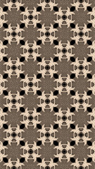 Ornate geometric pattern and abstract colored background