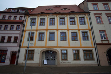 Building in Weißenfels in the market