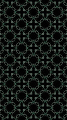 Ornate geometric pattern and abstract colored background