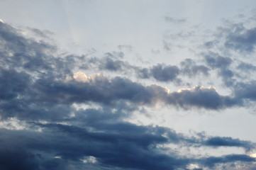 Fototapeta premium Cold morning - It was raining at night - Toned