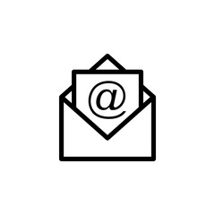 Mail icon vector. E-mail icon. Envelope illustration. Message