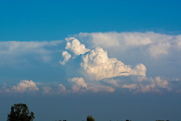 cumulus clouds