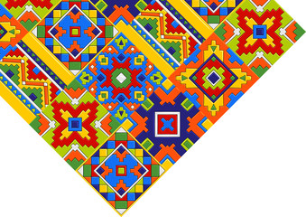 Mexican talavera ceramic tile pattern.