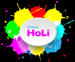 Holi color background for festival of India