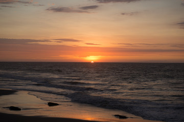 Fototapeta premium Sunset on the beach