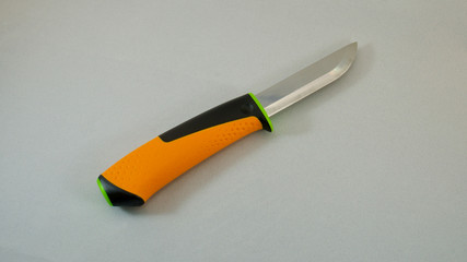 orange camping knife