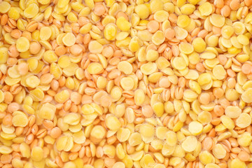 indian pulses macro image, background, arhar and malka